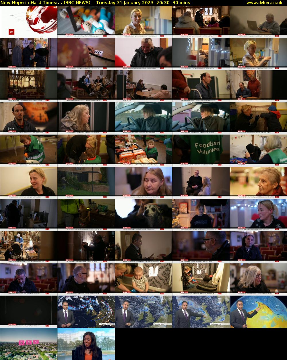 New Hope in Hard Times:... (BBC NEWS) Tuesday 31 January 2023 20:30 - 21:00