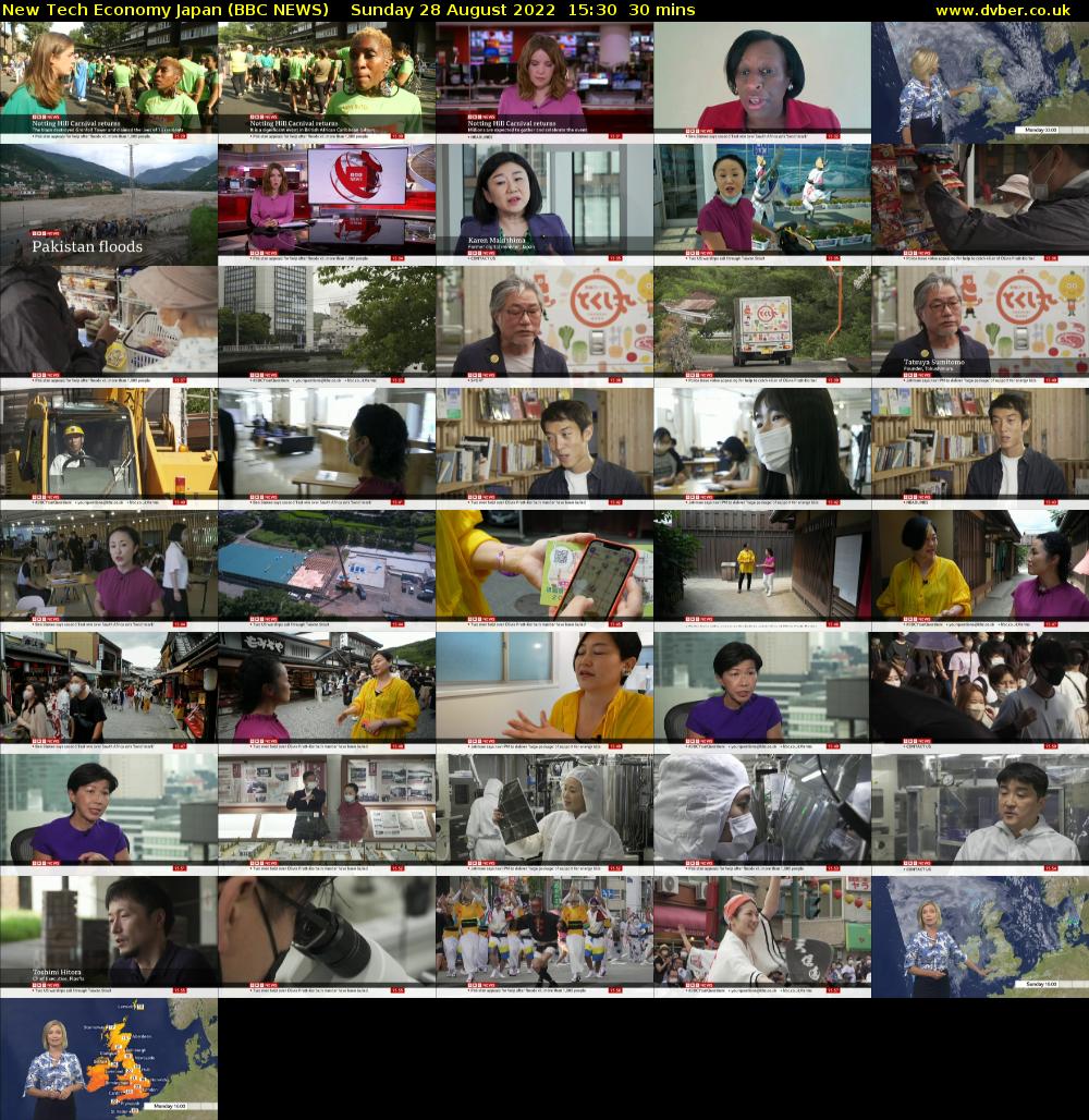 New Tech Economy Japan (BBC NEWS) Sunday 28 August 2022 15:30 - 16:00