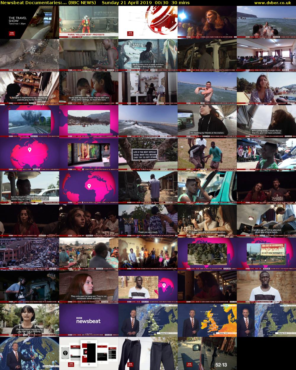 Newsbeat Documentaries:... (BBC NEWS) Sunday 21 April 2019 00:30 - 01:00