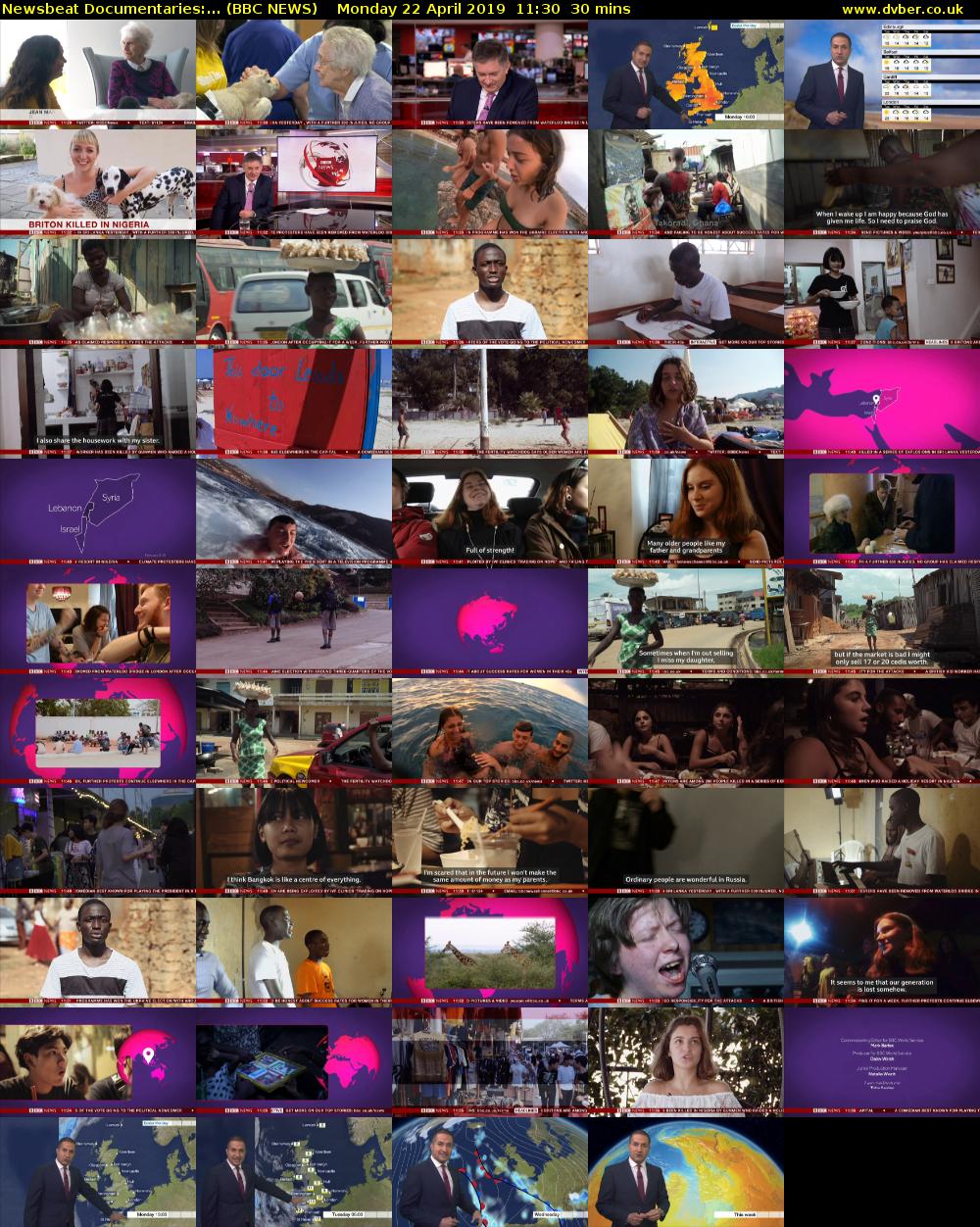 Newsbeat Documentaries:... (BBC NEWS) Monday 22 April 2019 11:30 - 12:00
