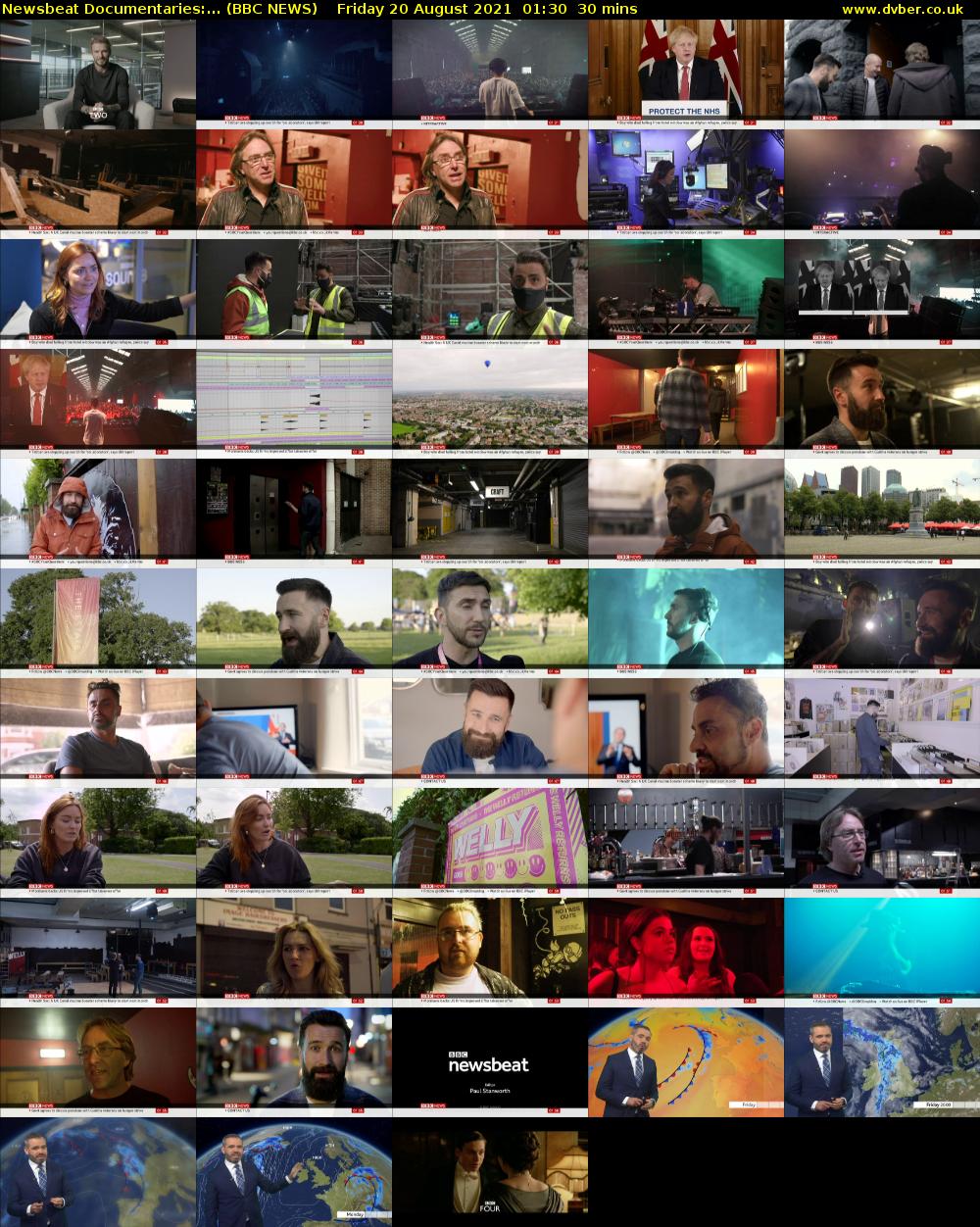 Newsbeat Documentaries:... (BBC NEWS) Friday 20 August 2021 01:30 - 02:00