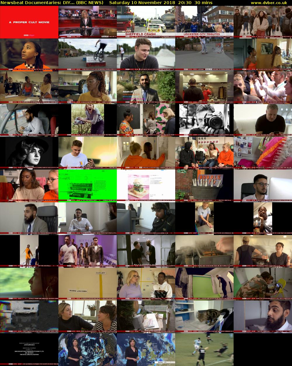 Newsbeat Documentaries: DIY... (BBC NEWS) Saturday 10 November 2018 20:30 - 21:00