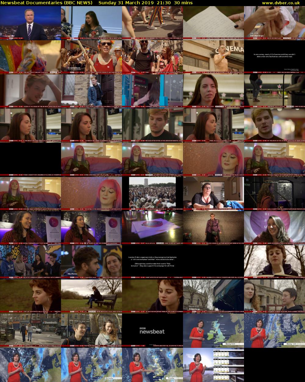 Newsbeat Documentaries (BBC NEWS) Sunday 31 March 2019 21:30 - 22:00