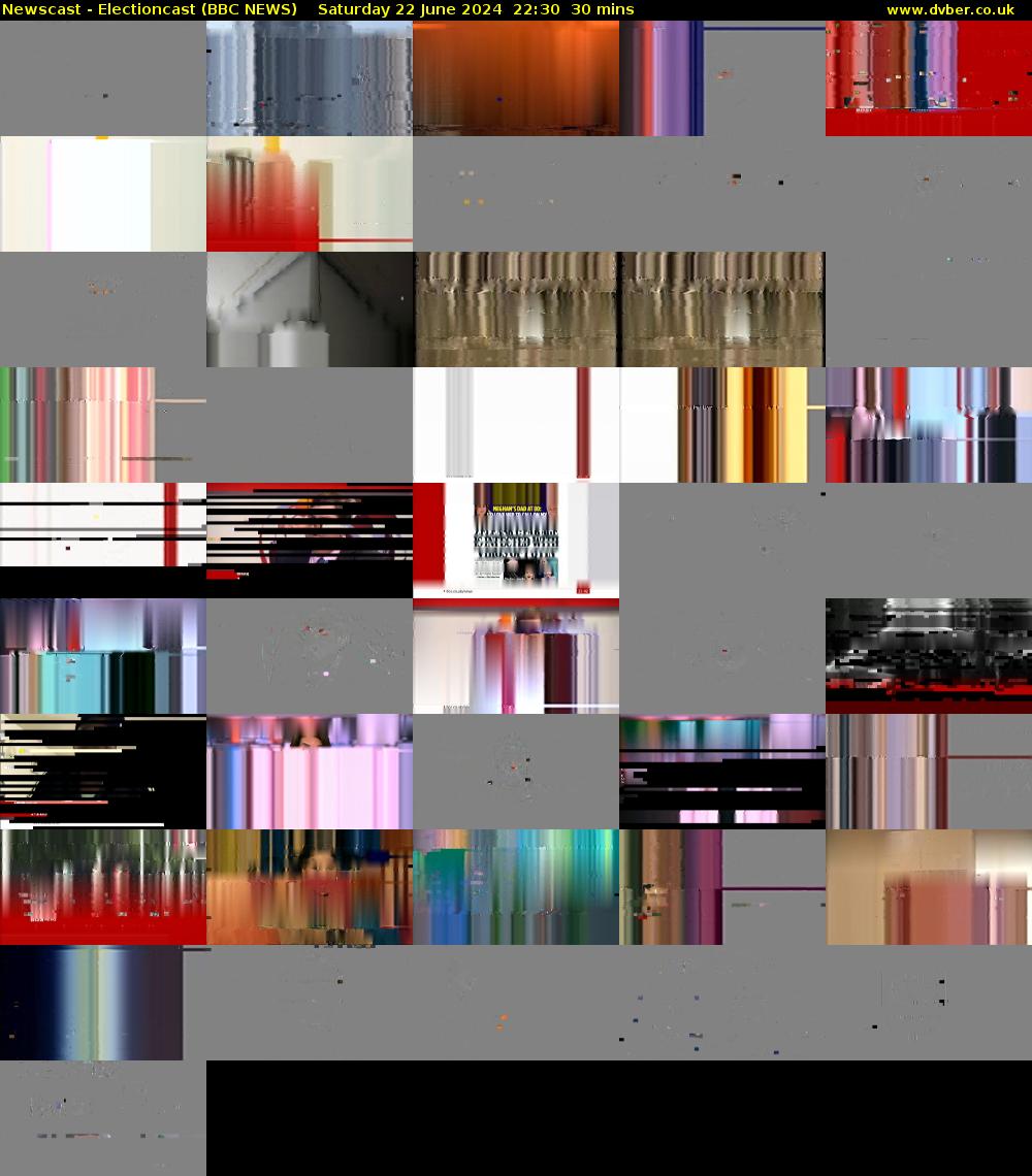 Newscast - Electioncast (BBC NEWS) Saturday 22 June 2024 22:30 - 23:00