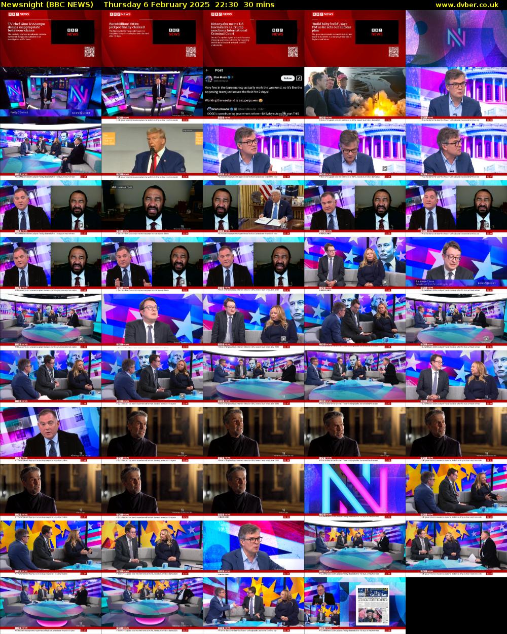 Newsnight (BBC NEWS) Thursday 6 February 2025 22:30 - 23:00