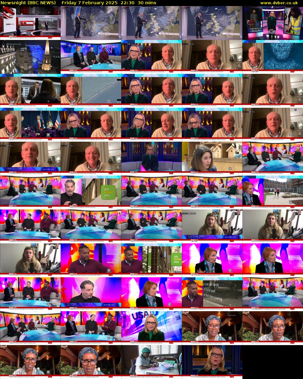 Newsnight (BBC NEWS) Friday 7 February 2025 22:30 - 23:00