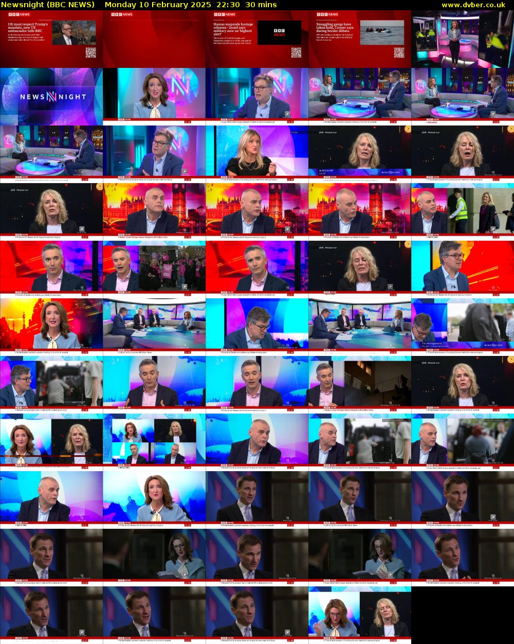 Newsnight (BBC NEWS) Monday 10 February 2025 22:30 - 23:00
