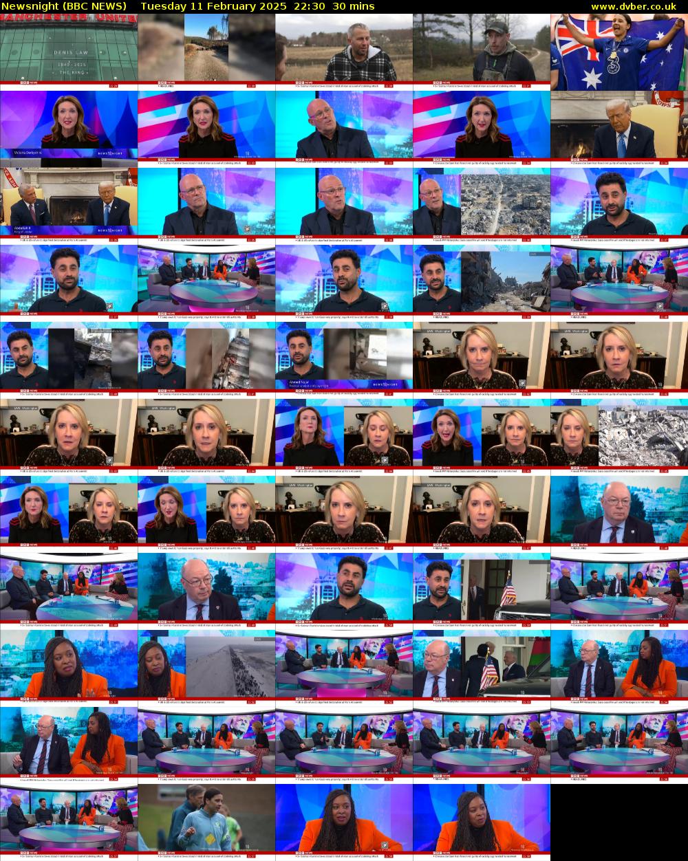 Newsnight (BBC NEWS) Tuesday 11 February 2025 22:30 - 23:00