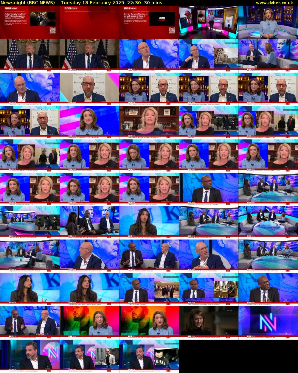 Newsnight (BBC NEWS) Tuesday 18 February 2025 22:30 - 23:00