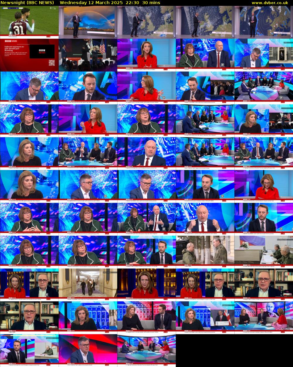 Newsnight (BBC NEWS) Wednesday 12 March 2025 22:30 - 23:00