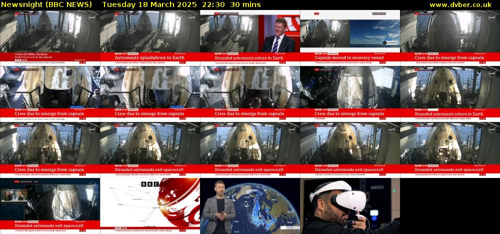 Newsnight (BBC NEWS) Tuesday 18 March 2025 22:30 - 23:00
