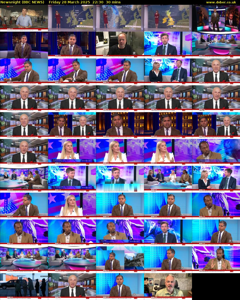 Newsnight (BBC NEWS) Friday 28 March 2025 22:30 - 23:00