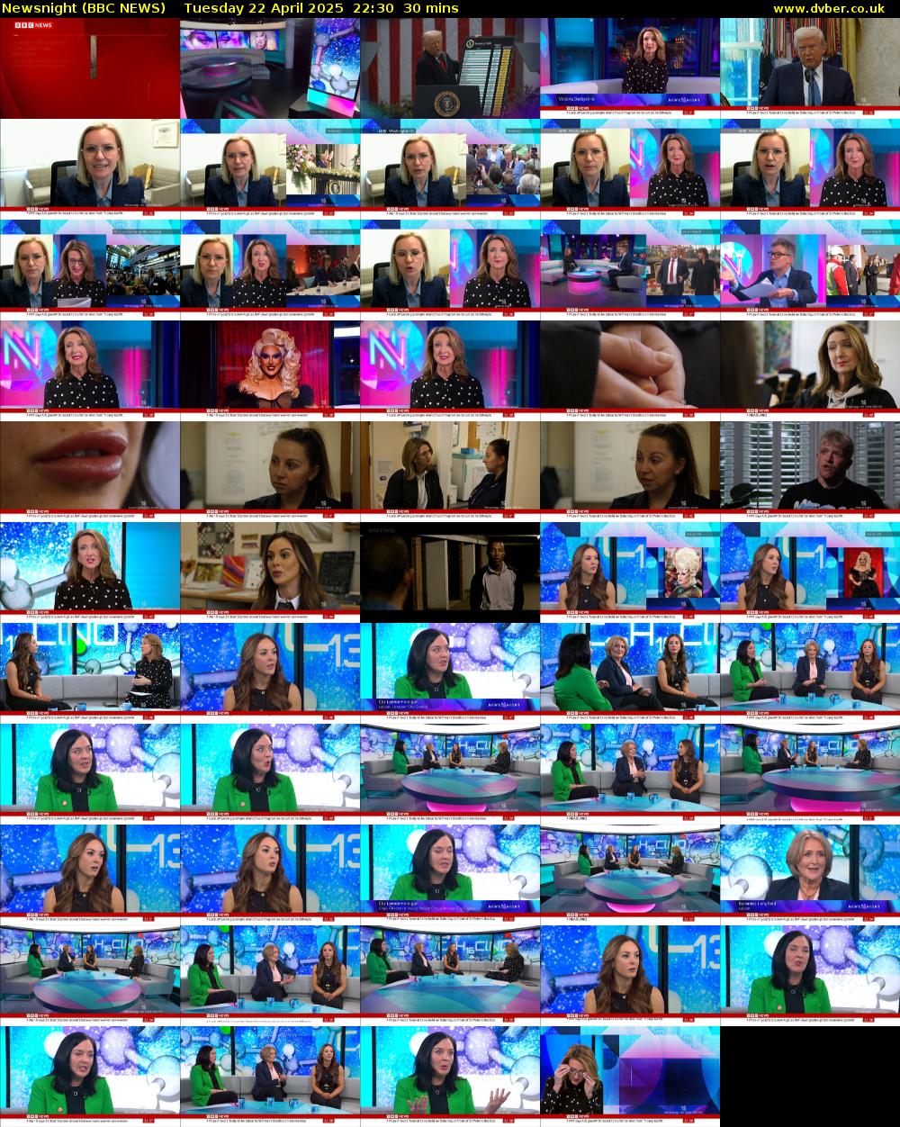 Newsnight (BBC NEWS) Tuesday 22 April 2025 22:30 - 23:00