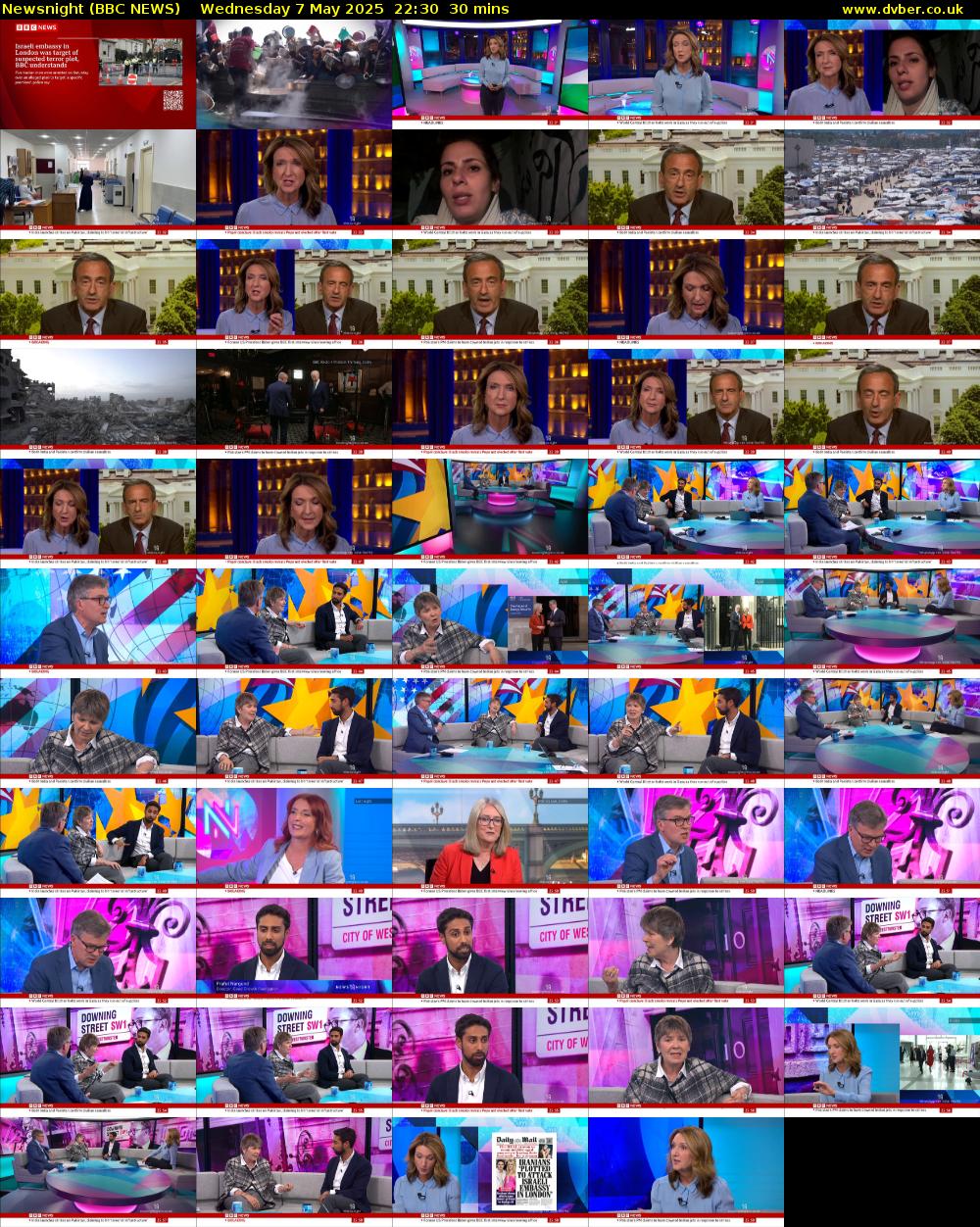 Newsnight (BBC NEWS) Wednesday 7 May 2025 22:30 - 23:00