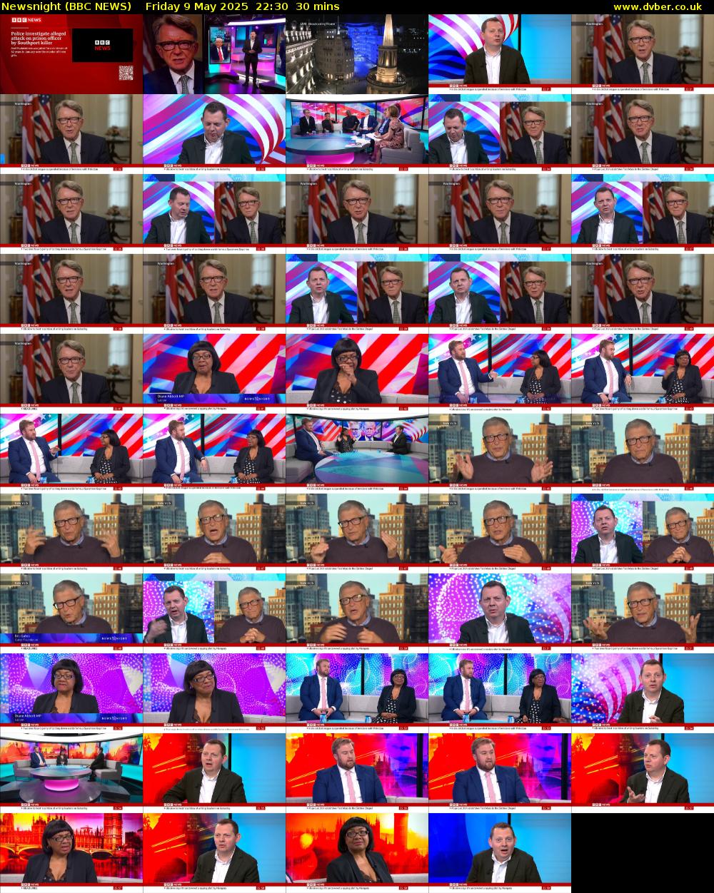 Newsnight (BBC NEWS) Friday 9 May 2025 22:30 - 23:00