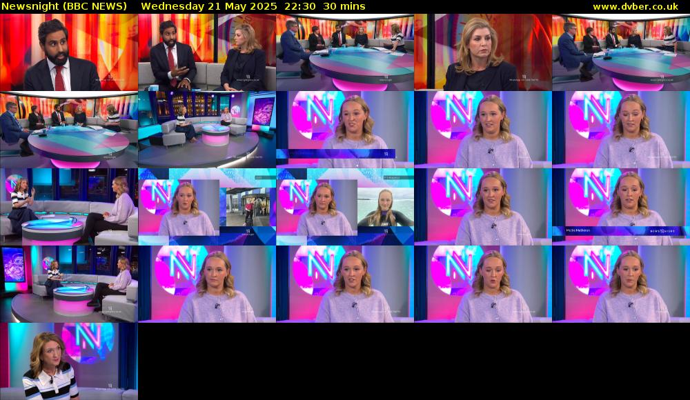 Newsnight (BBC NEWS) Wednesday 21 May 2025 22:30 - 23:00