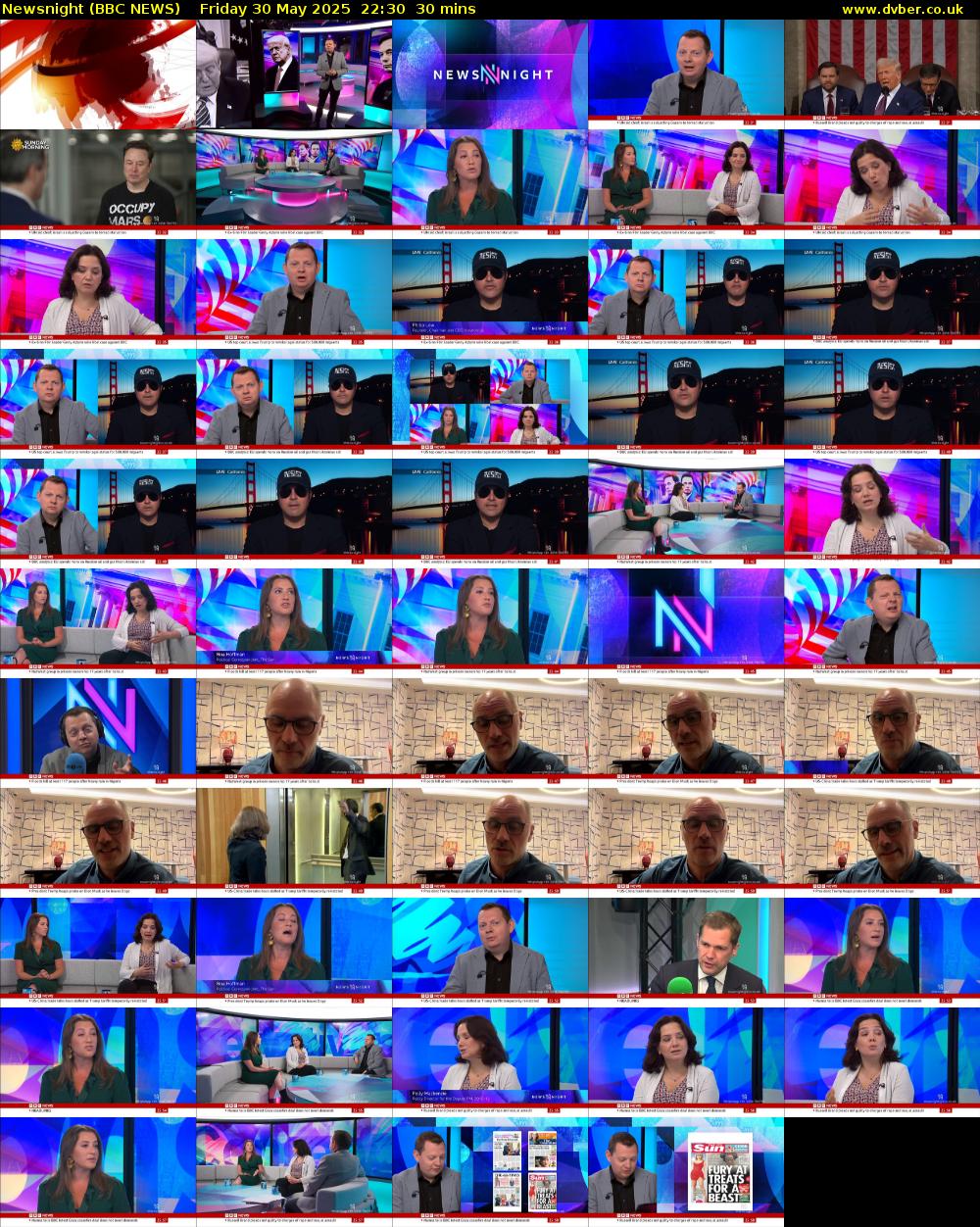 Newsnight (BBC NEWS) Friday 30 May 2025 22:30 - 23:00