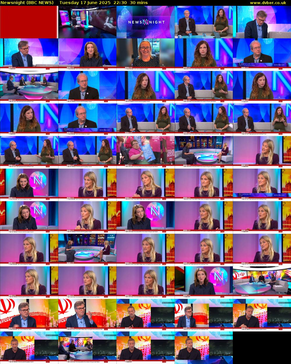 Newsnight (BBC NEWS) Tuesday 17 June 2025 22:30 - 23:00