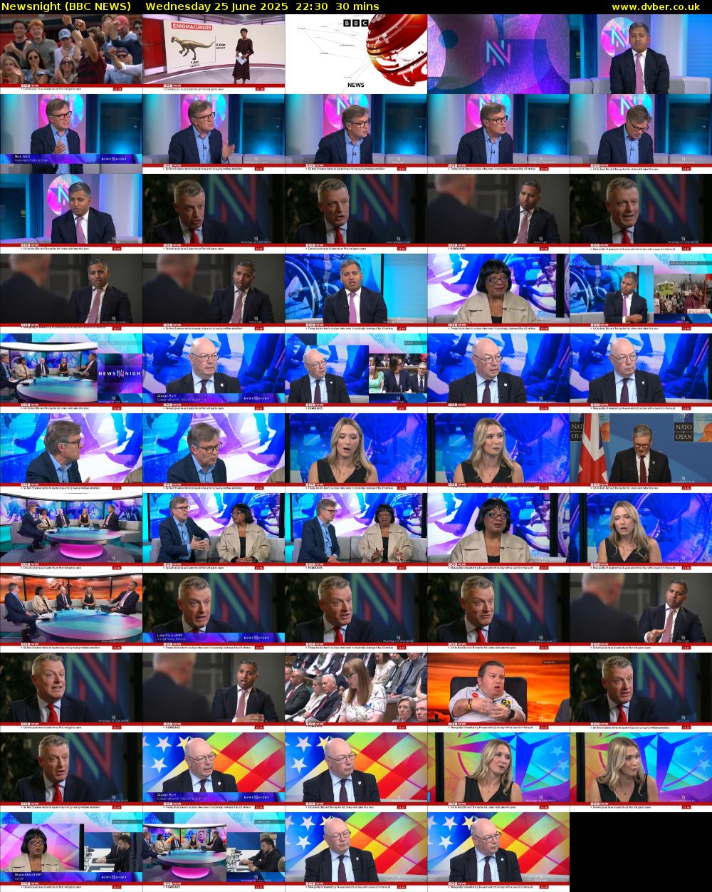 Newsnight (BBC NEWS) Wednesday 25 June 2025 22:30 - 23:00