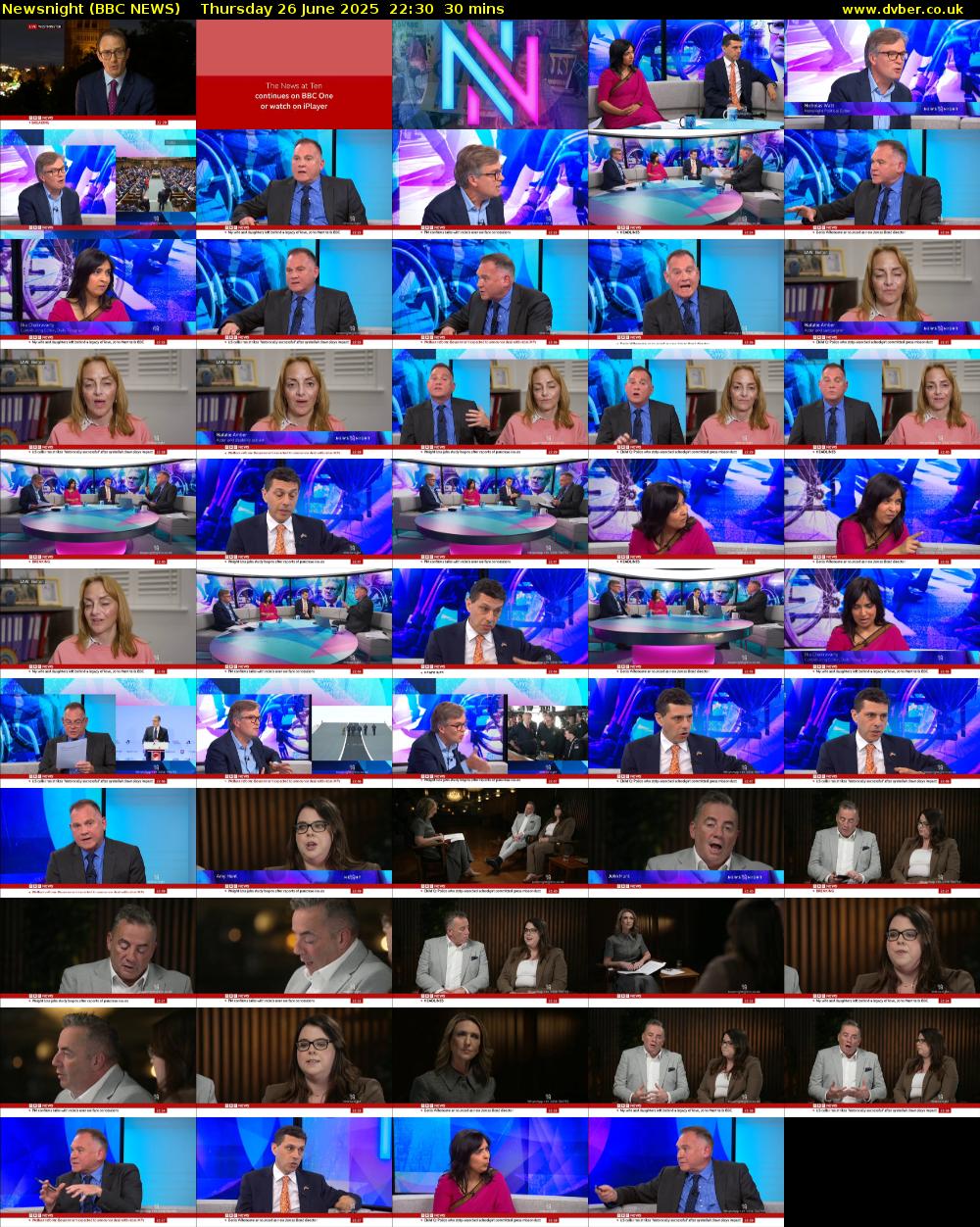 Newsnight (BBC NEWS) Thursday 26 June 2025 22:30 - 23:00