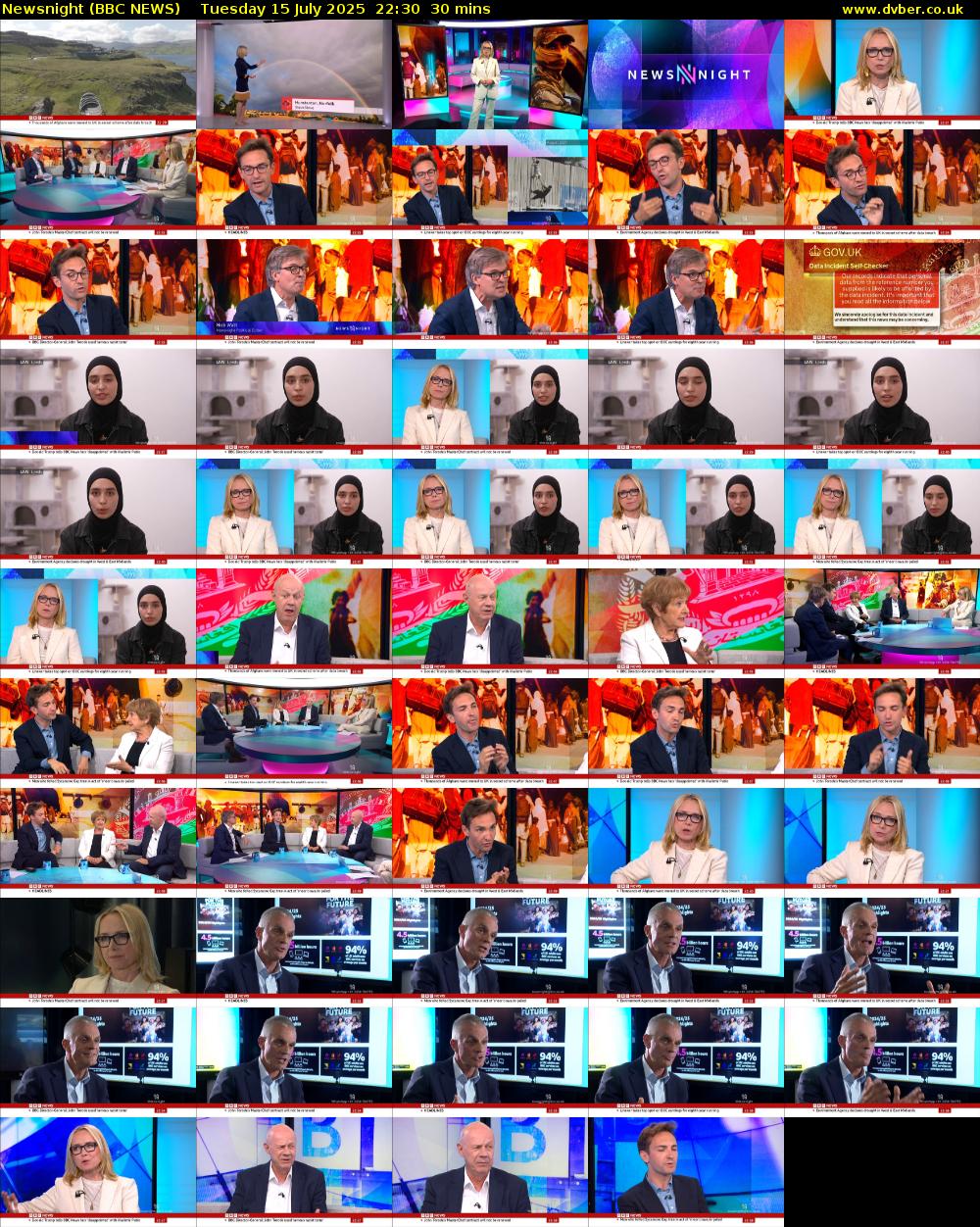 Newsnight (BBC NEWS) Tuesday 15 July 2025 22:30 - 23:00