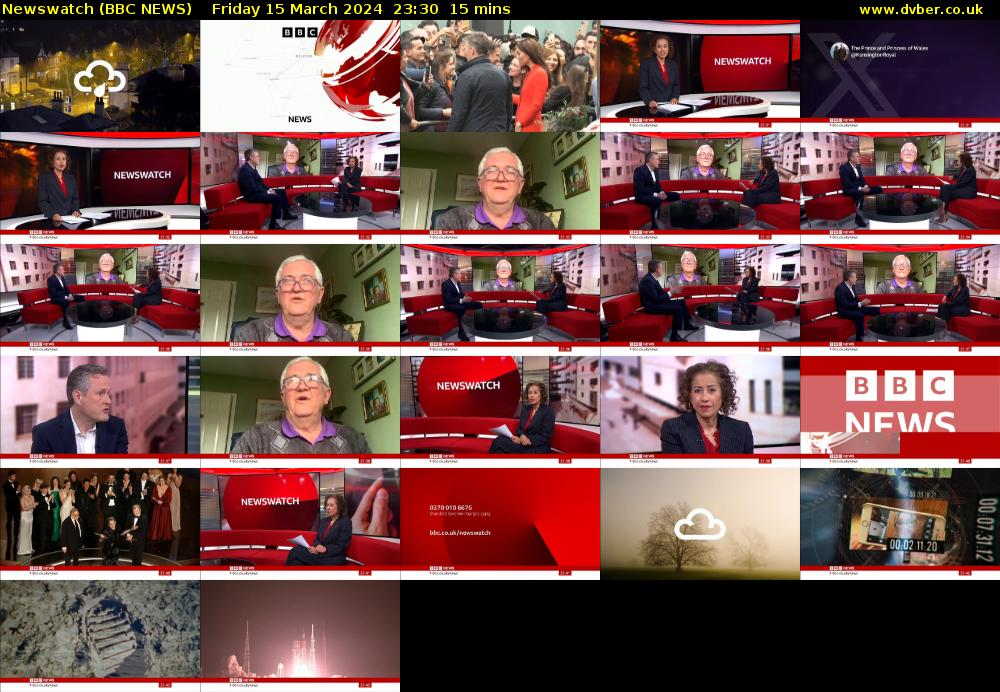 Newswatch (BBC NEWS) Friday 15 March 2024 23:30 - 23:45