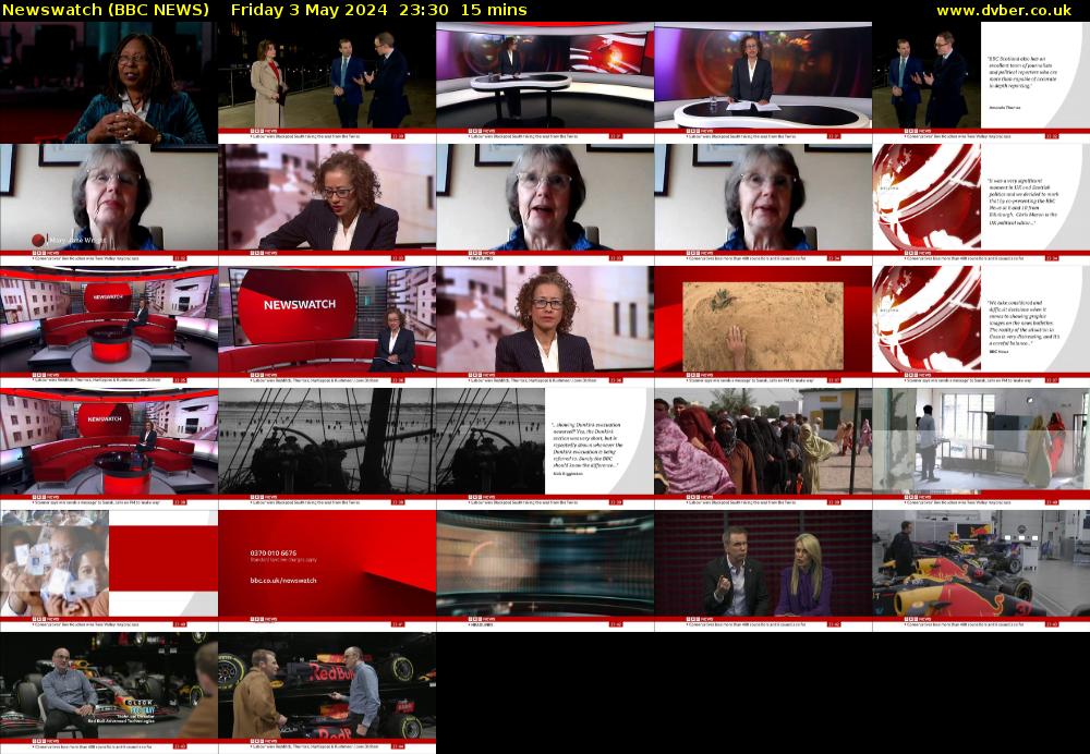 Newswatch (BBC NEWS) Friday 3 May 2024 23:30 - 23:45