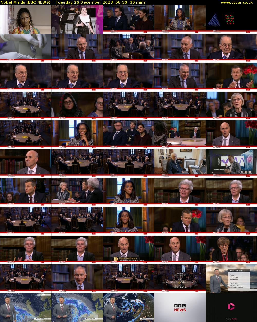 Nobel Minds (BBC NEWS) Tuesday 26 December 2023 09:30 - 10:00