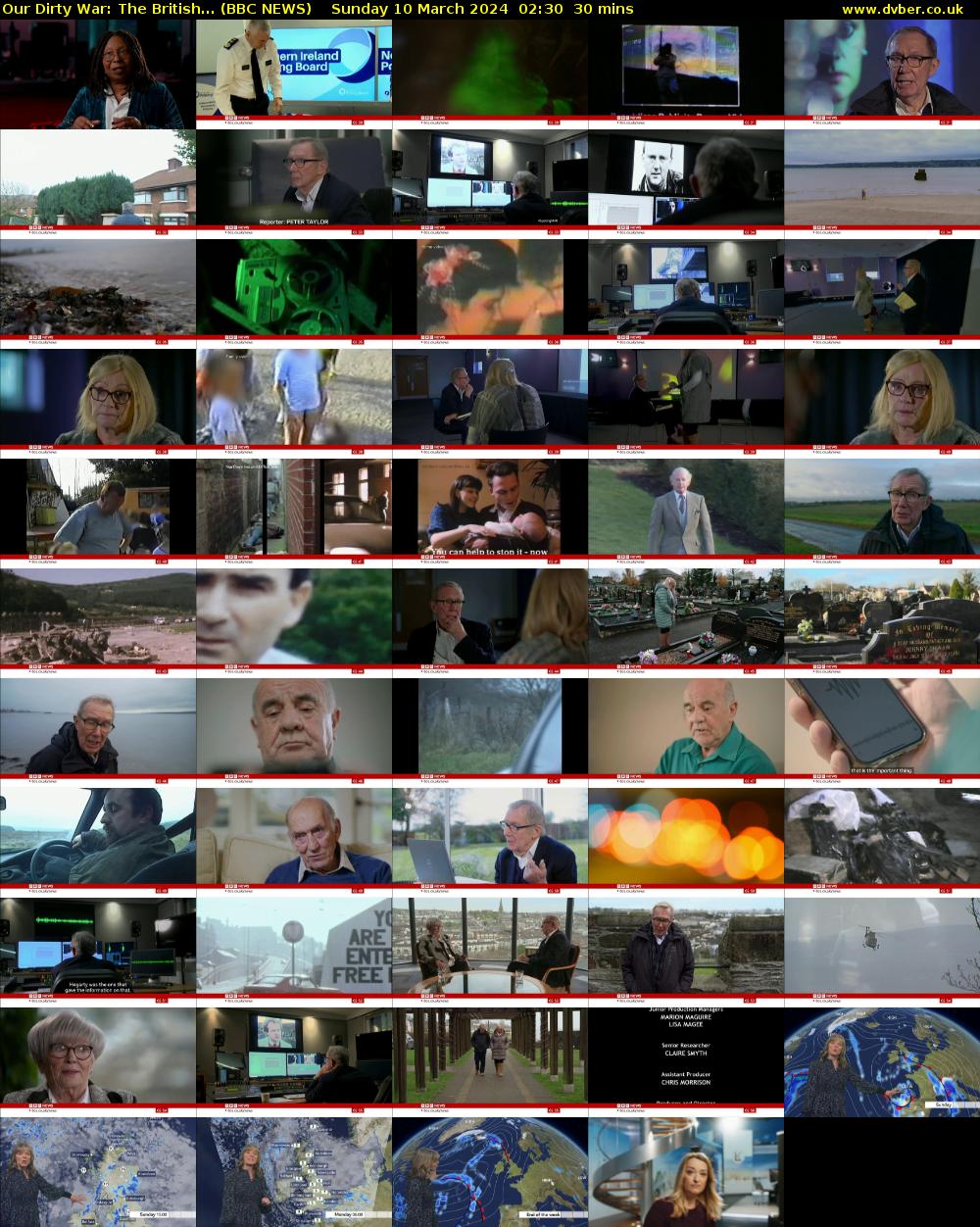 Our Dirty War: The British... (BBC NEWS) Sunday 10 March 2024 02:30 - 03:00