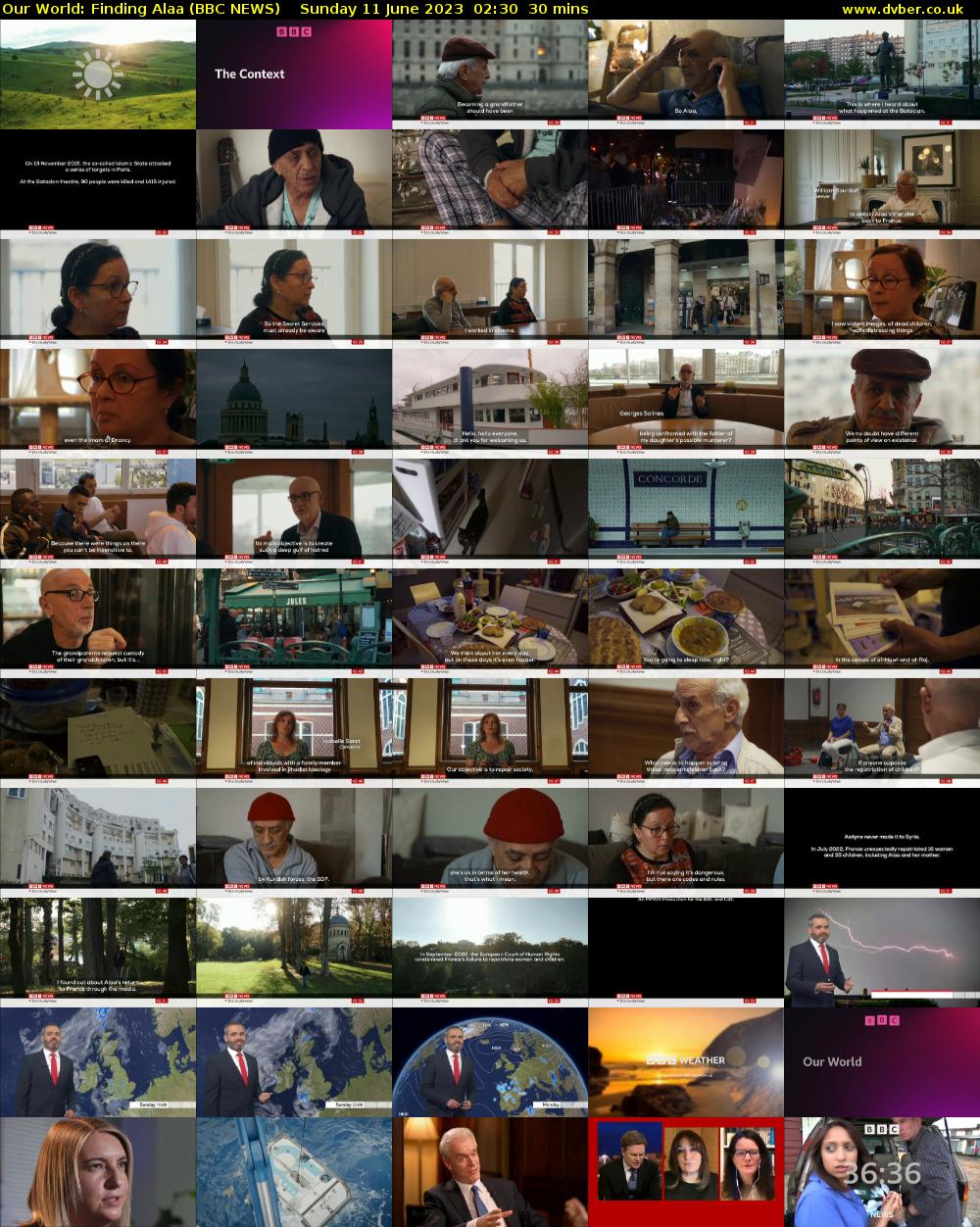 Our World: Finding Alaa (BBC NEWS) Sunday 11 June 2023 02:30 - 03:00
