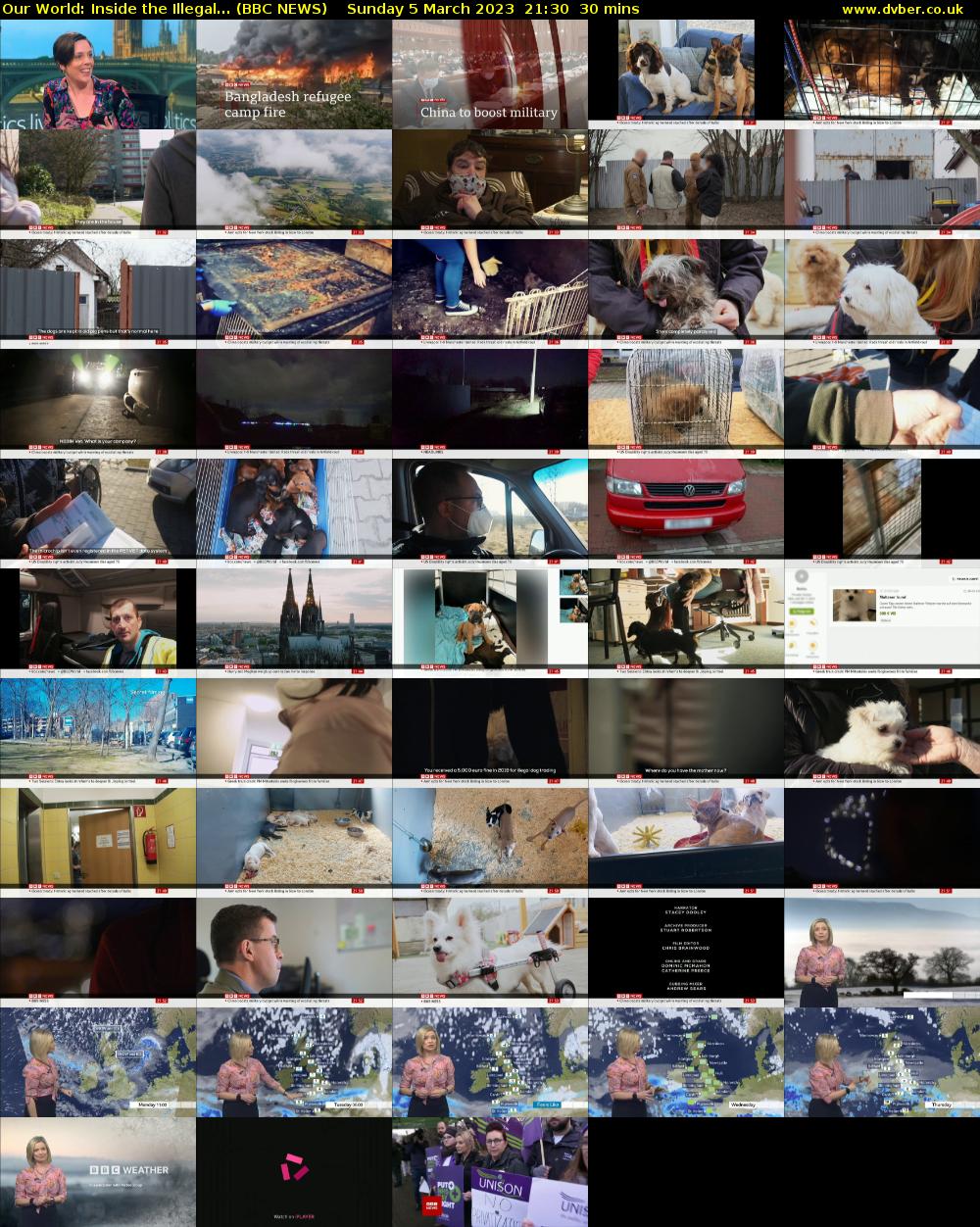 Our World: Inside the Illegal... (BBC NEWS) Sunday 5 March 2023 21:30 - 22:00