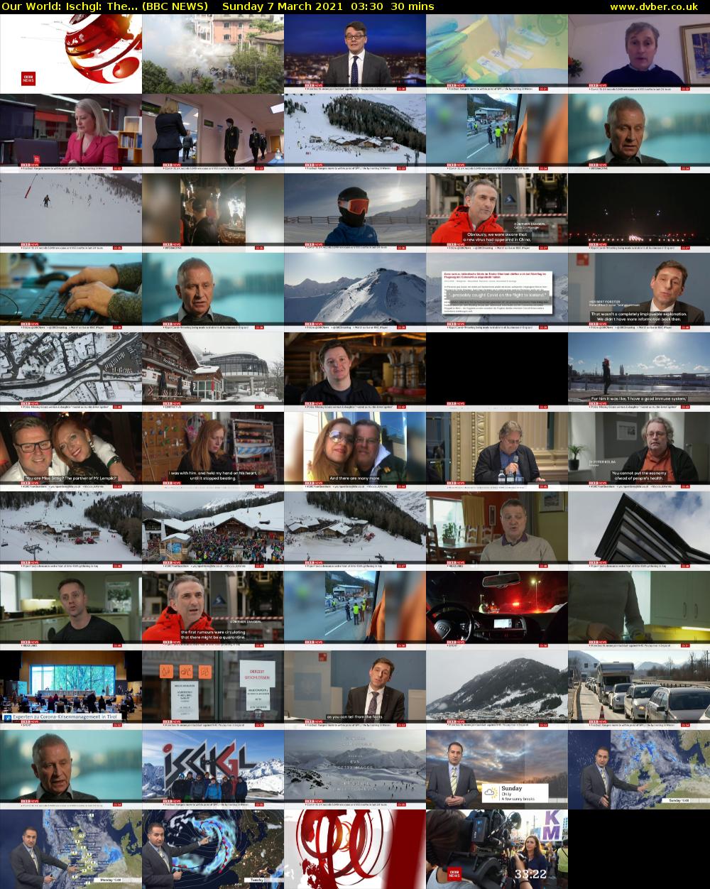 Our World: Ischgl: The... (BBC NEWS) Sunday 7 March 2021 03:30 - 04:00