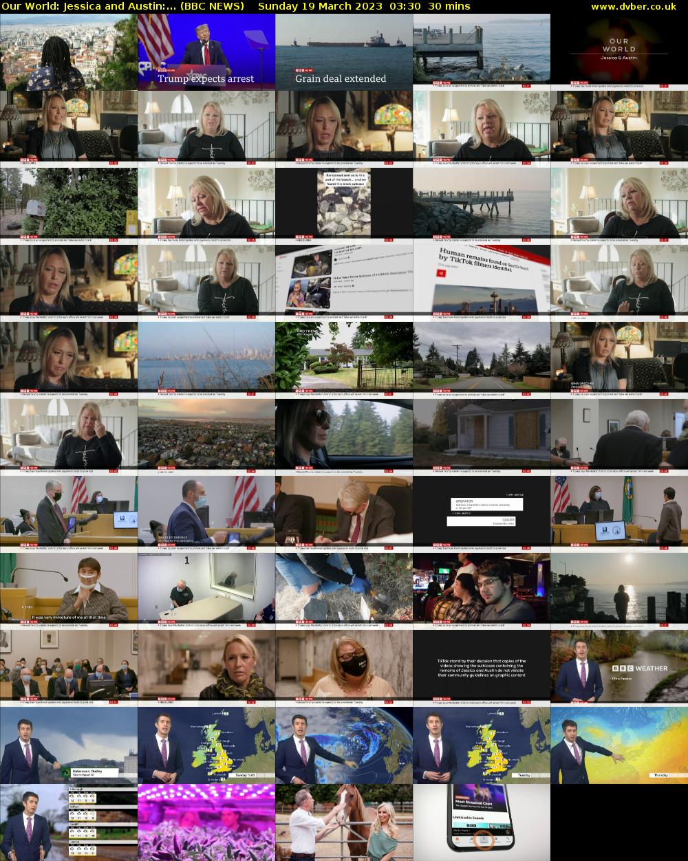 Our World: Jessica and Austin:... (BBC NEWS) Sunday 19 March 2023 03:30 - 04:00