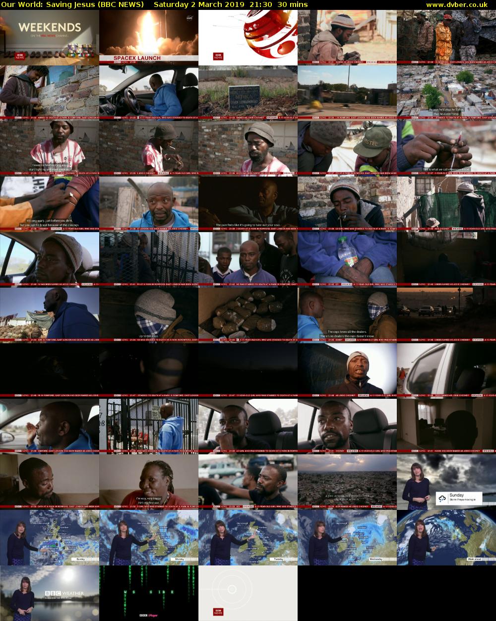 Our World: Saving Jesus (BBC NEWS) Saturday 2 March 2019 21:30 - 22:00