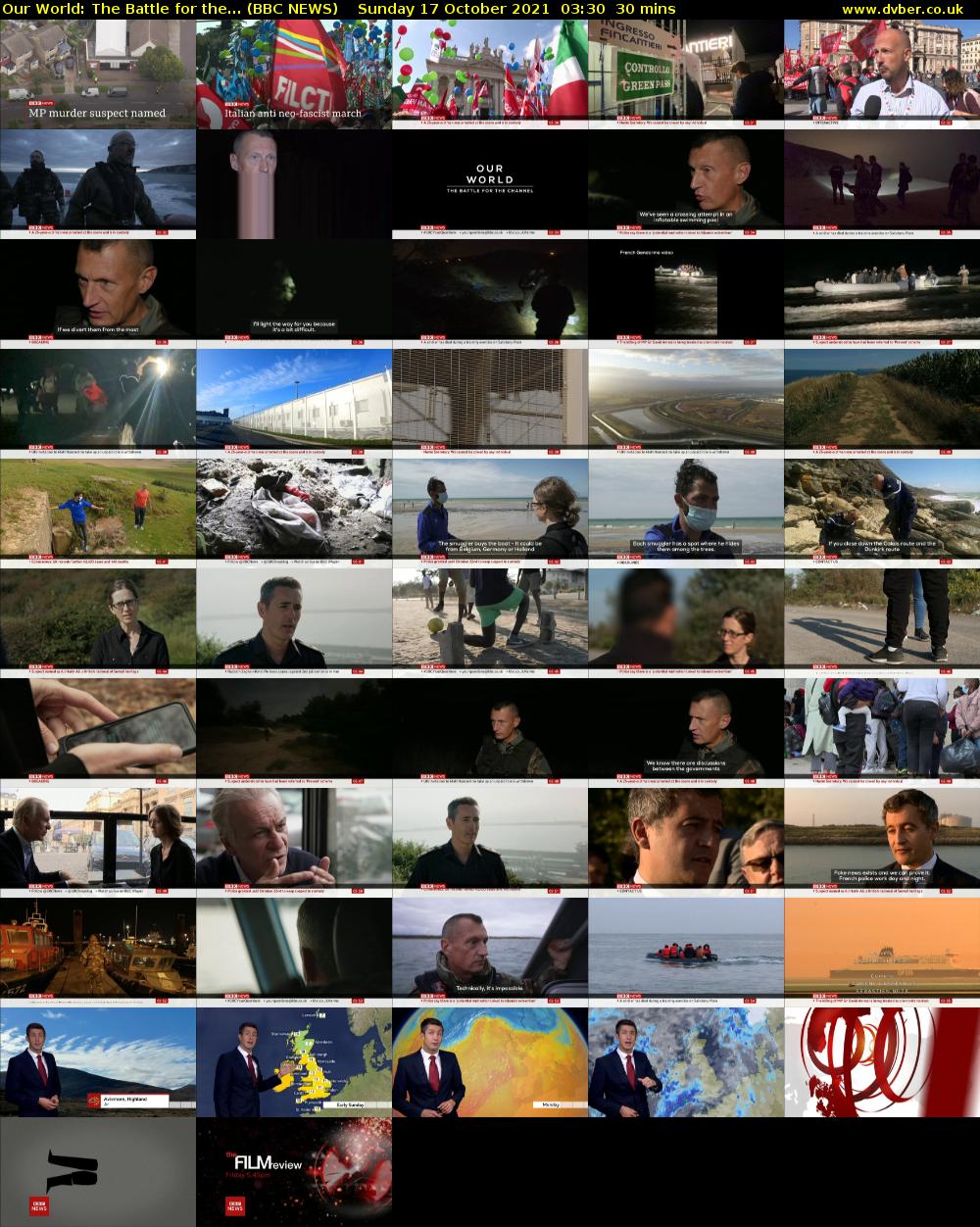 Our World: The Battle for the... (BBC NEWS) Sunday 17 October 2021 03:30 - 04:00