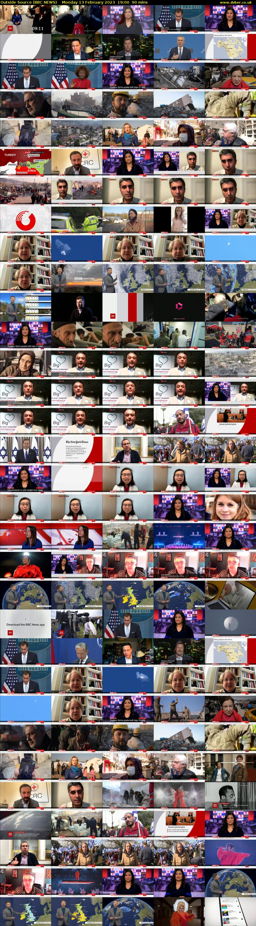 Outside Source (BBC NEWS) Monday 13 February 2023 19:00 - 20:30