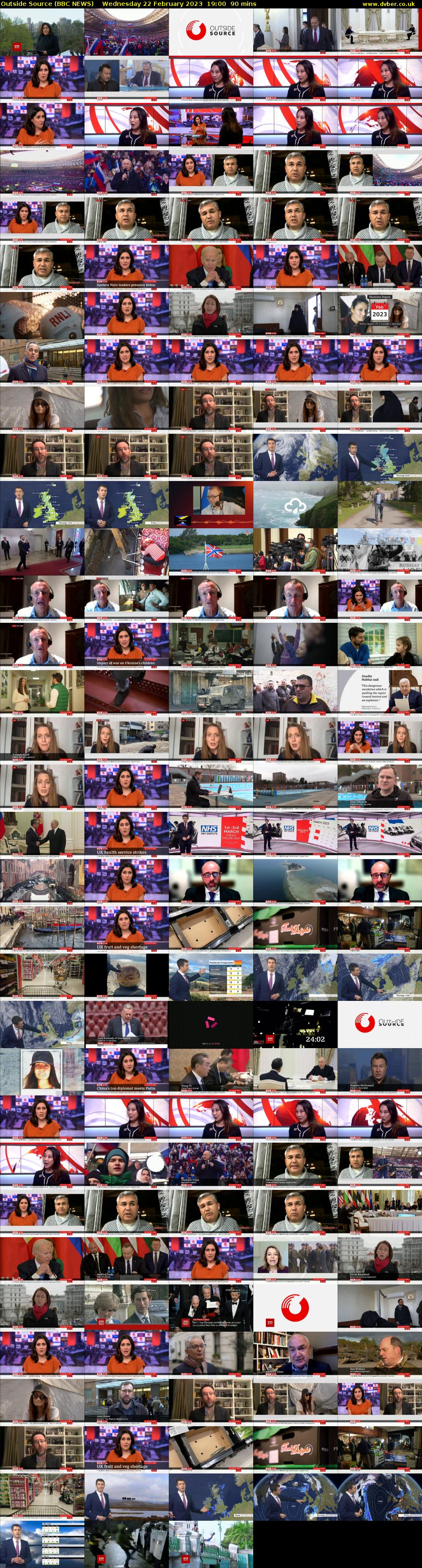 Outside Source (BBC NEWS) Wednesday 22 February 2023 19:00 - 20:30