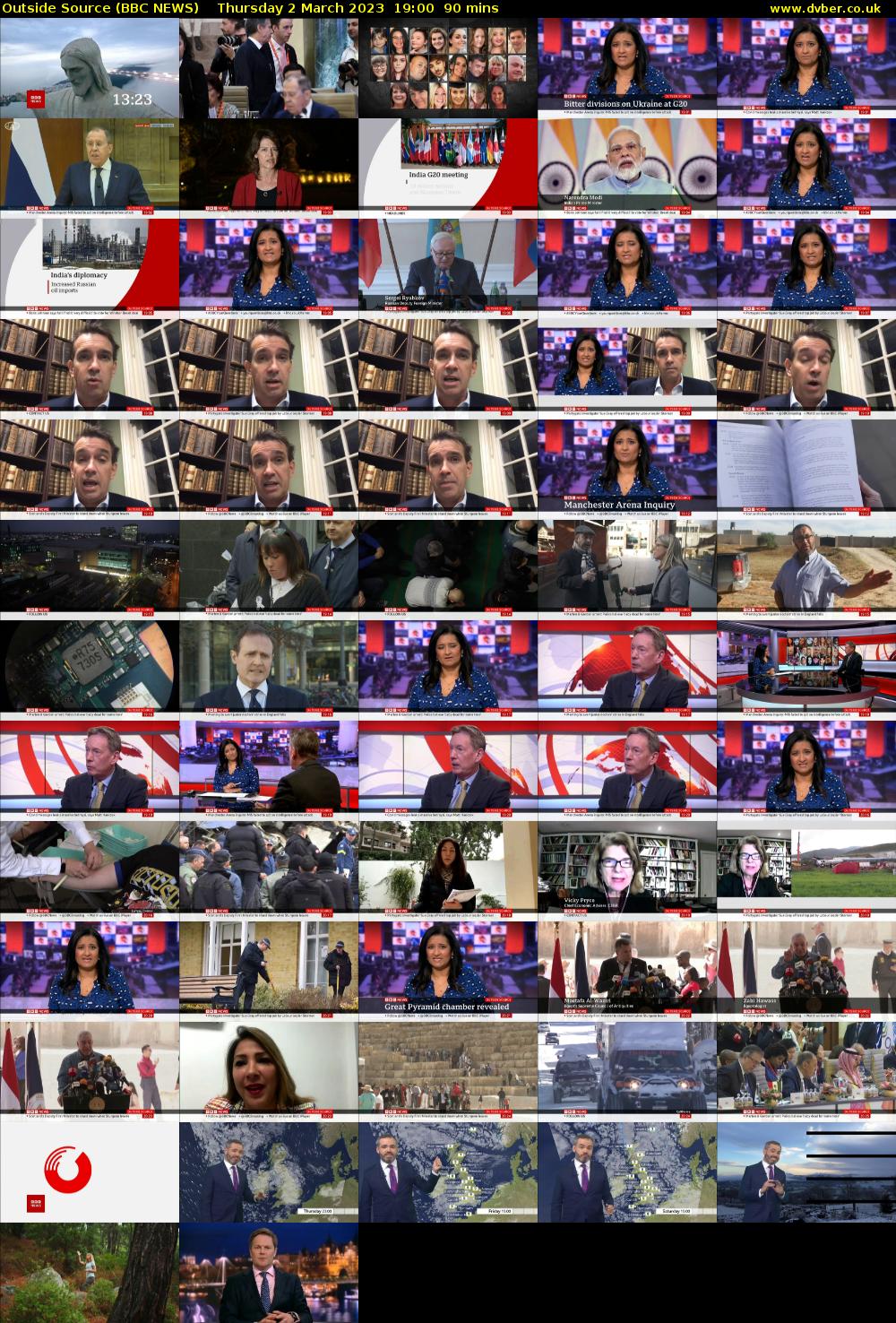 Outside Source (BBC NEWS) Thursday 2 March 2023 19:00 - 20:30