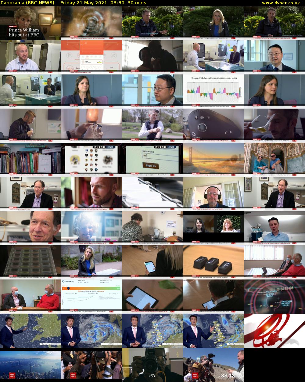 Panorama (BBC NEWS) Friday 21 May 2021 03:30 - 04:00