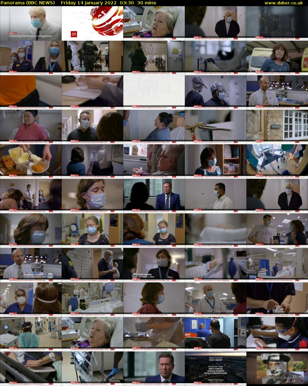 Panorama (BBC NEWS) Friday 14 January 2022 03:30 - 04:00