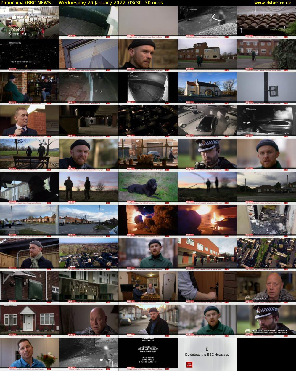 Panorama (BBC NEWS) Wednesday 26 January 2022 03:30 - 04:00