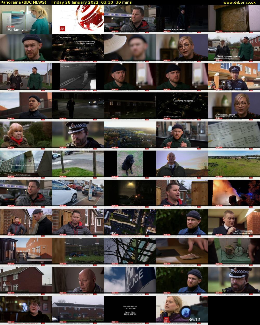 Panorama (BBC NEWS) Friday 28 January 2022 03:30 - 04:00