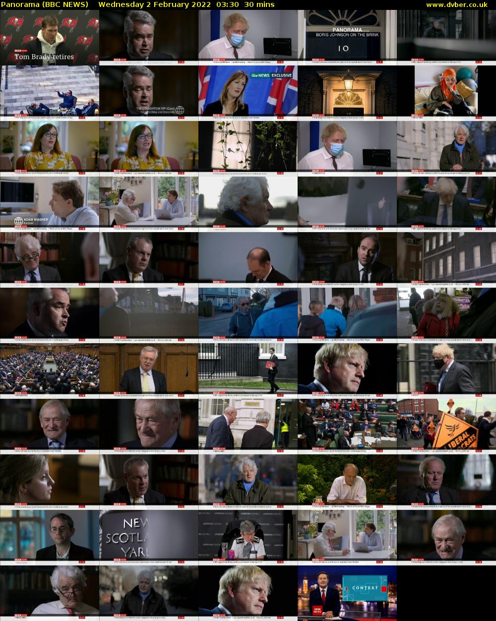 Panorama (BBC NEWS) Wednesday 2 February 2022 03:30 - 04:00