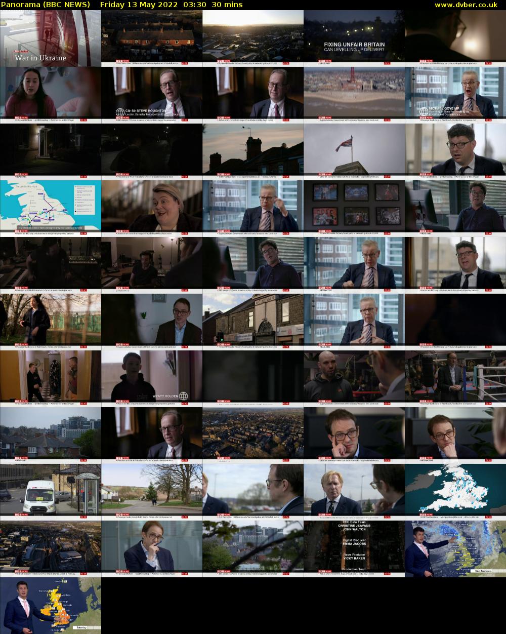 Panorama (BBC NEWS) Friday 13 May 2022 03:30 - 04:00