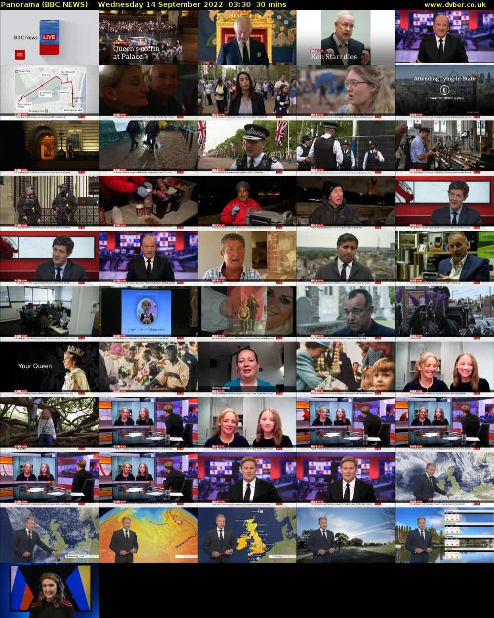 Panorama (BBC NEWS) Wednesday 14 September 2022 03:30 - 04:00