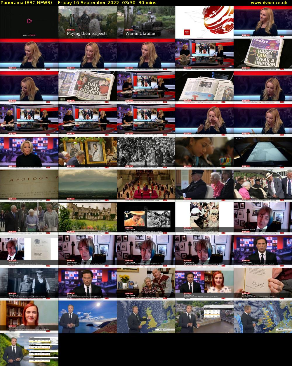 Panorama (BBC NEWS) Friday 16 September 2022 03:30 - 04:00