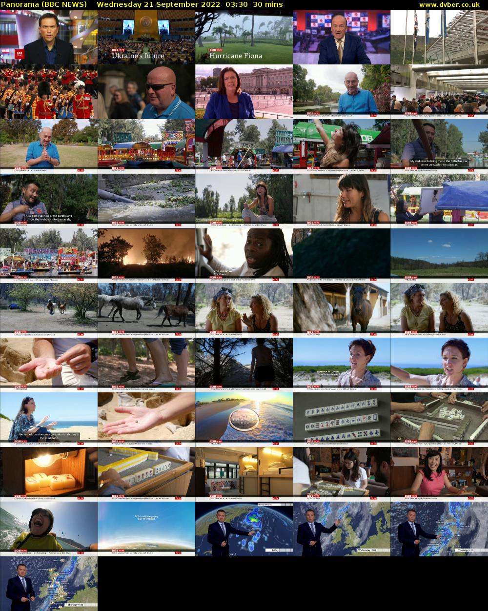 Panorama (BBC NEWS) Wednesday 21 September 2022 03:30 - 04:00