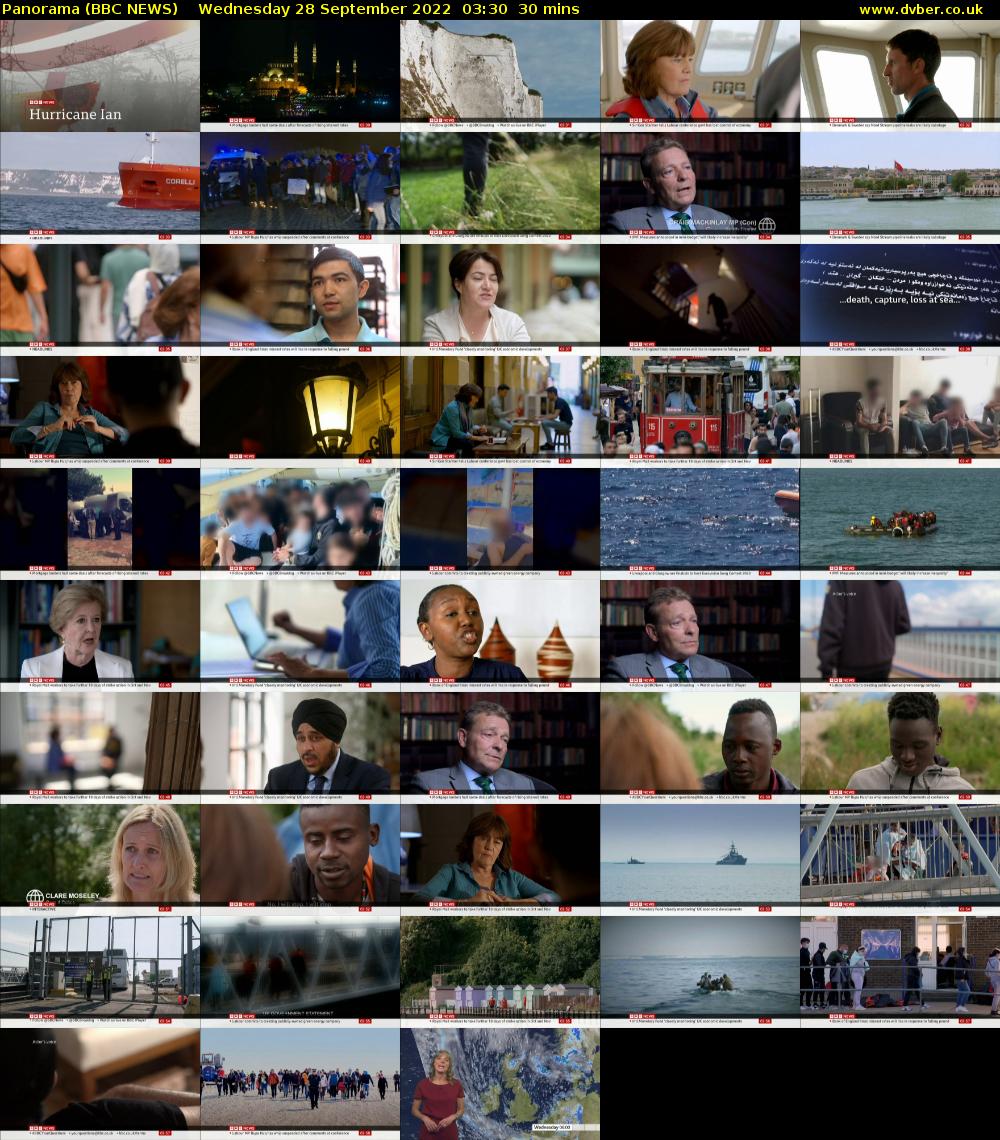 Panorama (BBC NEWS) Wednesday 28 September 2022 03:30 - 04:00