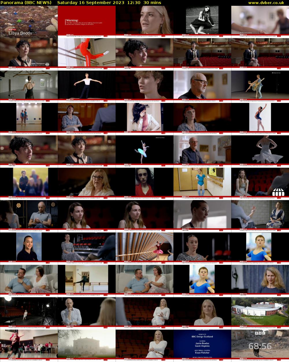 Panorama (BBC NEWS) Saturday 16 September 2023 12:30 - 13:00