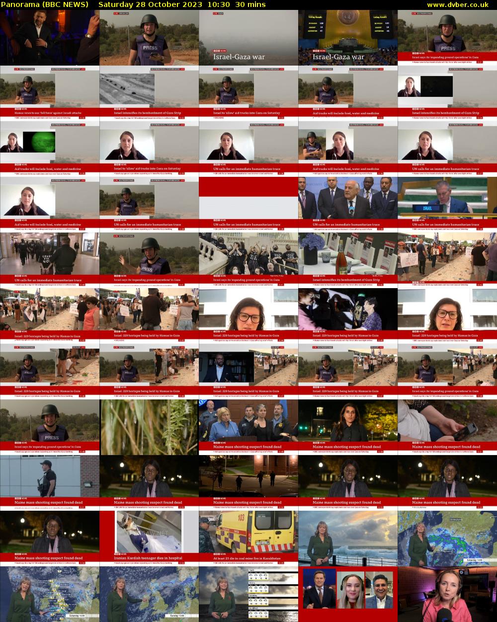 Panorama (BBC NEWS) Saturday 28 October 2023 10:30 - 11:00
